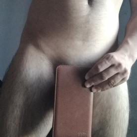 Trying to hide my young little Boy - Cock Selfie
