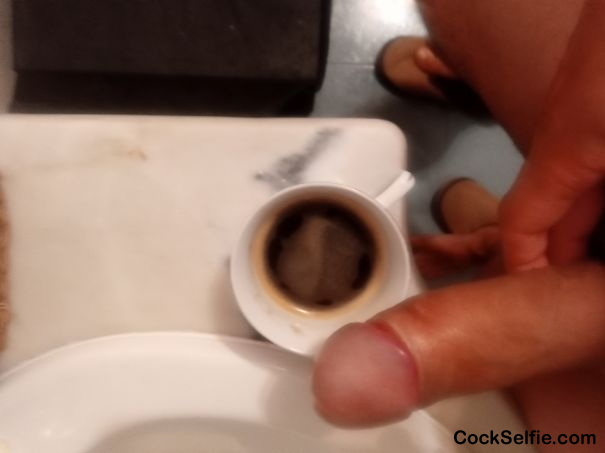 Would you have cream ? - Cock Selfie