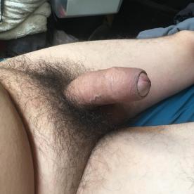 Hes waking up!!! - Cock Selfie