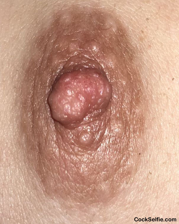 If you like nipples rate my nip!!! I love it sucked on - Cock Selfie