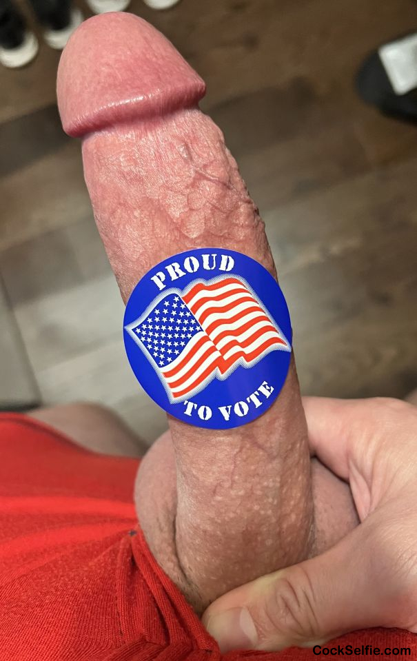 Anyone else vote? - Cock Selfie