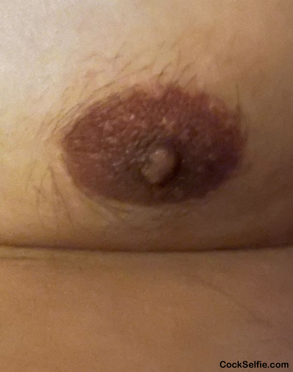 I love nipples. My sleeping friends nipple - Cock Selfie