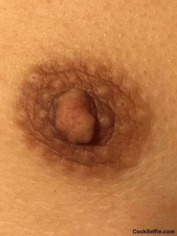 Would you suck this nipple? - Cock Selfie