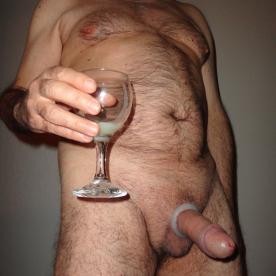 Drink for New Year - Cock Selfie