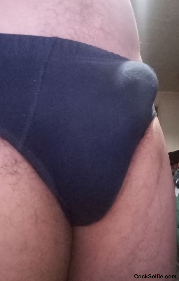 bulging, pants come off in comments - Cock Selfie
